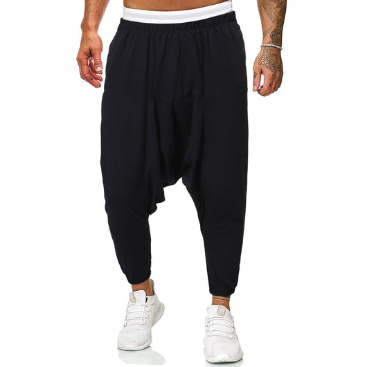 Pantalones de Lino y Algodón Lisos Versátiles para Cualquier Ocasión - Image 9