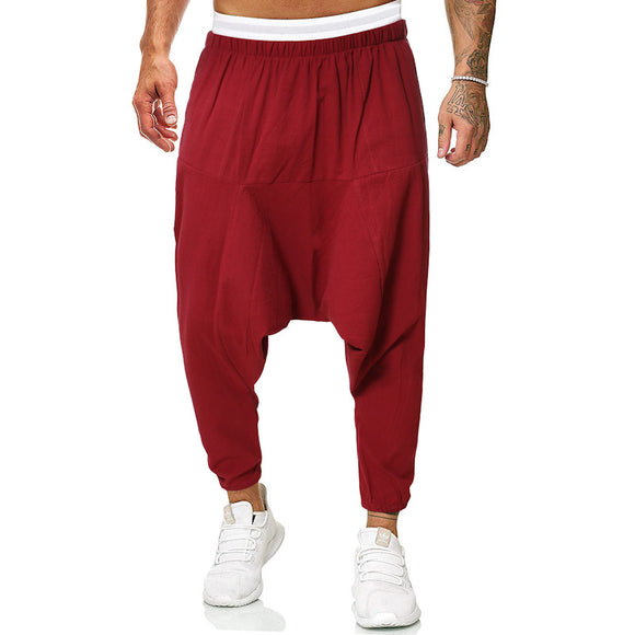 Pantalones de Lino y Algodón Lisos Versátiles para Cualquier Ocasión