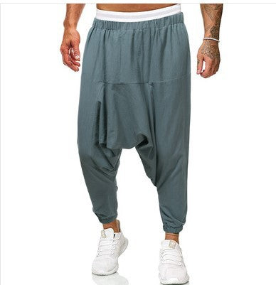 Pantalones de Lino y Algodón Lisos Versátiles para Cualquier Ocasión - Image 5