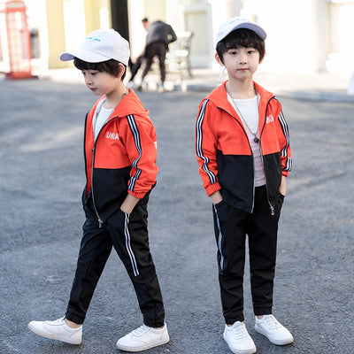 Sudadera con Capucha de Bloques de Color para Niños - Image 5