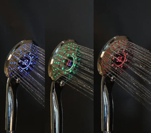 Cabezal de Ducha LED RGB con Sensor de Temperatura - 3 Modos de Luz - Image 2