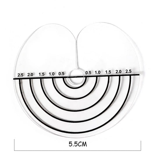 Herramienta Redonda para Extensiones de Cabello con Escala y Aislamiento Térmico