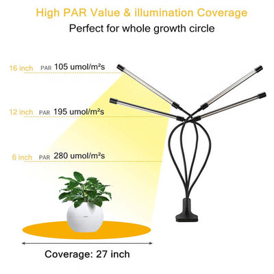 Lámpara LED de Crecimiento Plegable para Plantas de Interior - Image 9