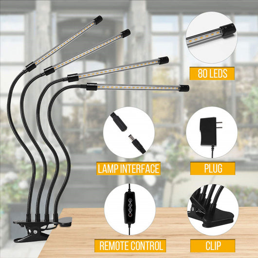 Lámpara LED de Crecimiento Plegable para Plantas de Interior - Image 7