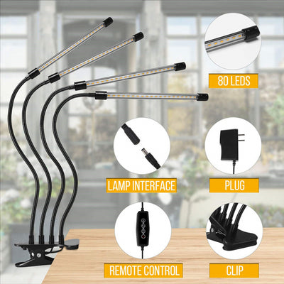 Lámpara LED de Crecimiento Plegable para Plantas de Interior - Image 4