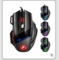 Ratón Gaming con Luz Respirante Colorida