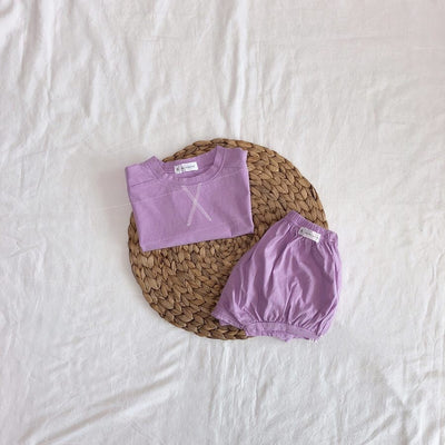 Conjunto de Playera Suelta Estilo Occidental Coreano - Cuello Redondo Transpirable - Image 3