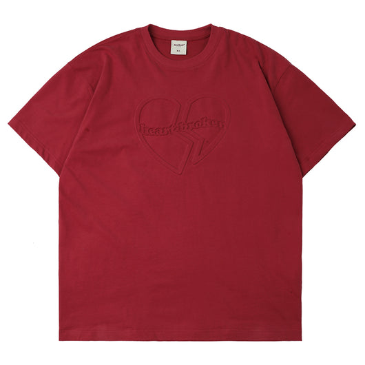 Camiseta Holgada de Verano con Estampado en Relieve - Diseño Niche Split Love - Image 11