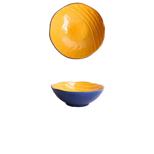Tazón Cerámico Retro Grande para Sopas, Ensaladas y Mariscos - Image 35