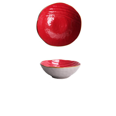 Tazón Cerámico Retro Grande para Sopas, Ensaladas y Mariscos - Image 44