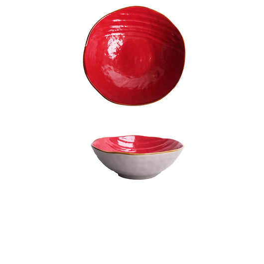 Tazón Cerámico Retro Grande para Sopas, Ensaladas y Mariscos - Image 44
