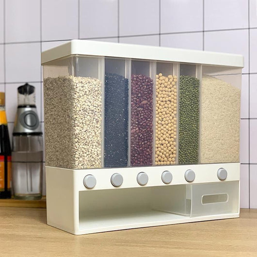 Contenedor Hermético de Arroz 20kg Estilo Japonés - Dispensador Multiusos Antihumedad - Image 8