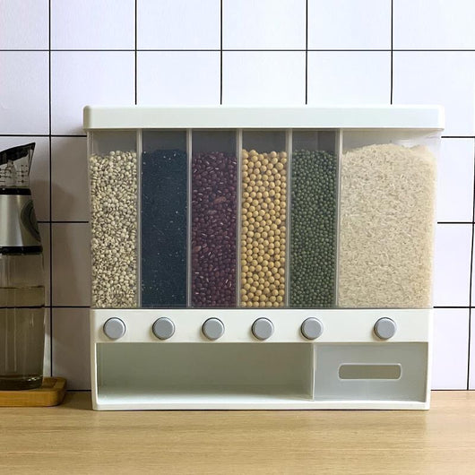 Contenedor Hermético de Arroz 20kg Estilo Japonés - Dispensador Multiusos Antihumedad - Image 4