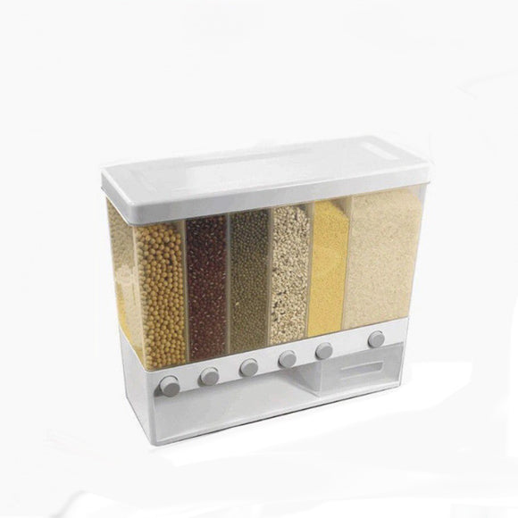 Contenedor Hermético de Arroz 20kg Estilo Japonés - Dispensador Multiusos Antihumedad