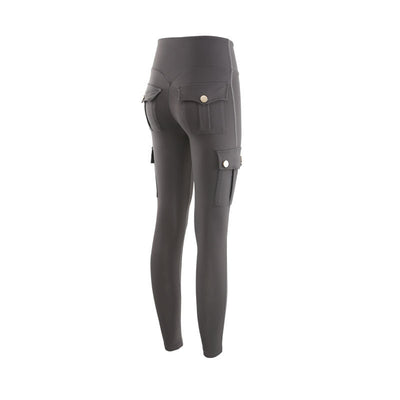 Pantalones Deportivos Ajustados para Mujer con Bolsillos y Tela Elástica - Image 4
