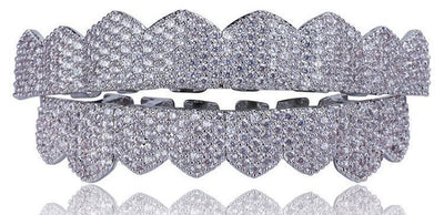 Set de Dientes de Oro con Diamantes Europeos - Carillas Dentales de Lujo Negro y Dorado - Image 12