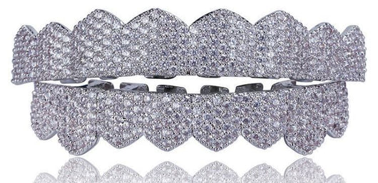 Set de Dientes de Oro con Diamantes Europeos - Carillas Dentales de Lujo Negro y Dorado - Image 12