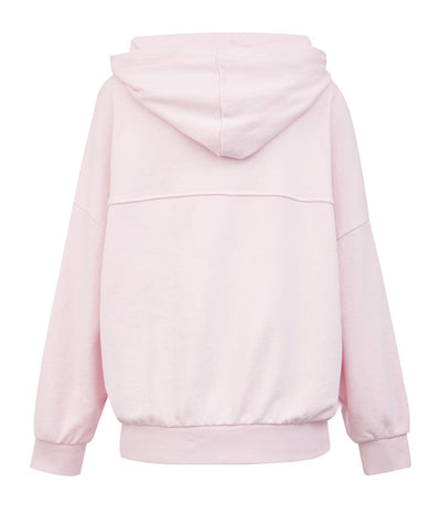 Sudadera Suelta con Capucha y Diseño de Malla ONLY Ole - Estilo Letter para Mujer - Image 7
