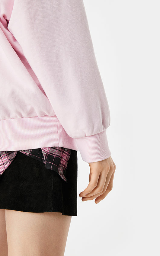 Sudadera Suelta con Capucha y Diseño de Malla ONLY Ole - Estilo Letter para Mujer - Image 12