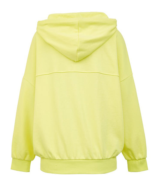 Sudadera Suelta con Capucha y Diseño de Malla ONLY Ole - Estilo Letter para Mujer - Image 10