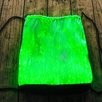 Mochila Deportiva con Luz LED Fibra Óptica - Bolsa Reflectante Multicolor - Image 13