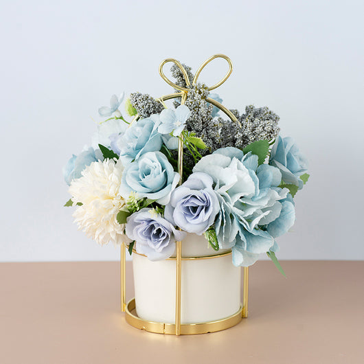 Ramo de Flores Secas y Plantas Artificiales para Decoración del Hogar - Image 5