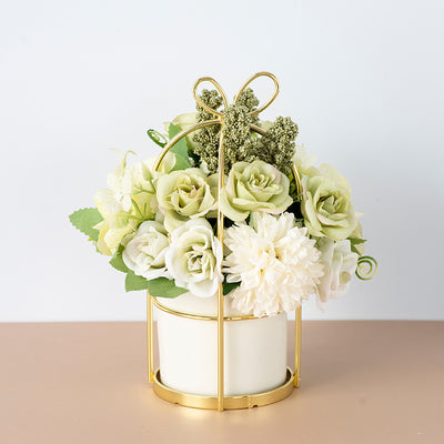 Ramo de Flores Secas y Plantas Artificiales para Decoración del Hogar - Image 6