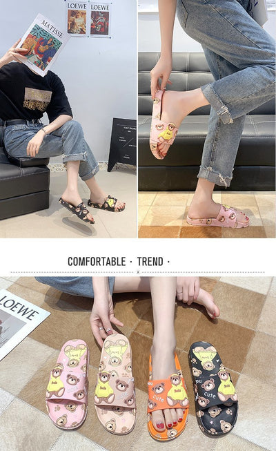 Pantuflas Casuales Transpirables Little Bear para Mujer - Image 7
