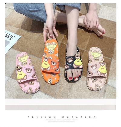 Pantuflas Casuales Transpirables Little Bear para Mujer - Image 21