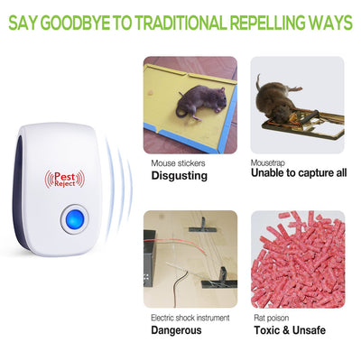 Repelente Ultrasónico Electrónico para Mosquitos y Plagas - Seguro para Niños - Image 11