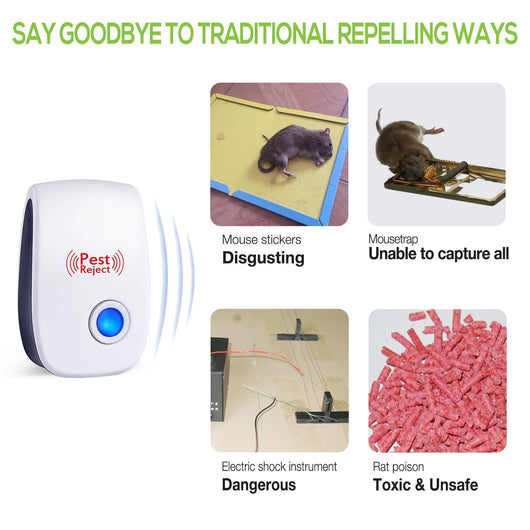 Repelente Ultrasónico Electrónico para Mosquitos y Plagas - Seguro para Niños - Image 11