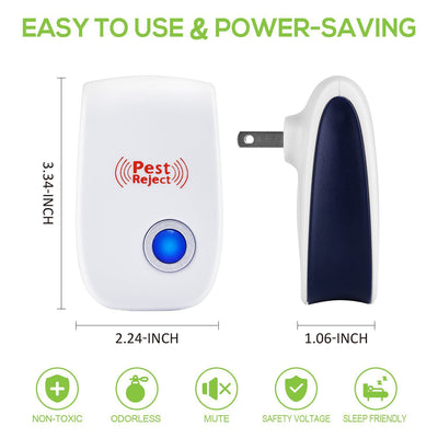 Repelente Ultrasónico Electrónico para Mosquitos y Plagas - Seguro para Niños - Image 13