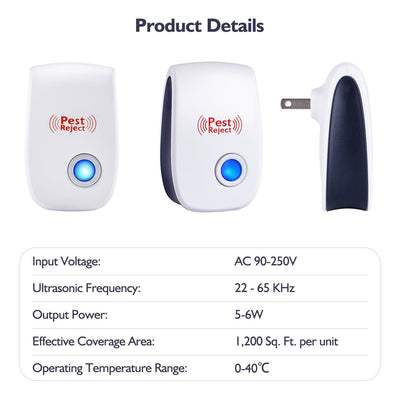 Repelente Ultrasónico Electrónico para Mosquitos y Plagas - Seguro para Niños - Image 2