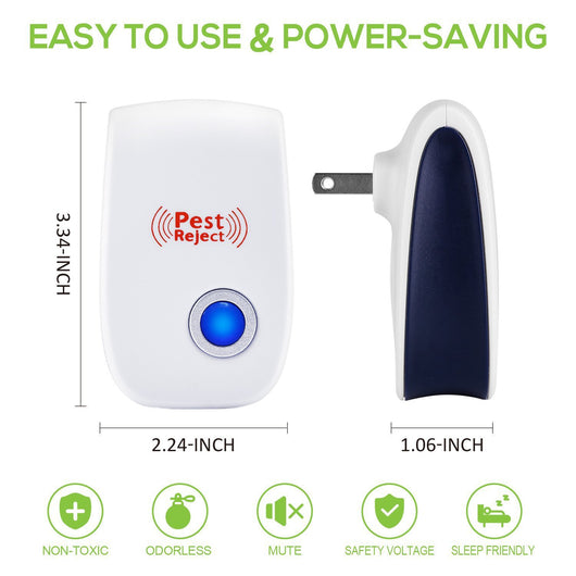 Repelente Ultrasónico Electrónico para Mosquitos y Plagas - Seguro para Niños - Image 4