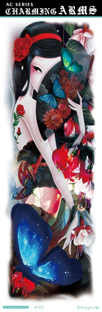 Tatuajes Temporales Impermeables de Larga Duración - Diseños de Calavera, Dragón y Carpa - Image 25