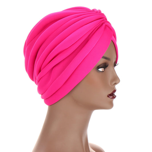 Turbantes y Gorros de Algodón para Mujer - Sombreros Twist Fruncidos para Quimioterapia y Alopecia - Image 10