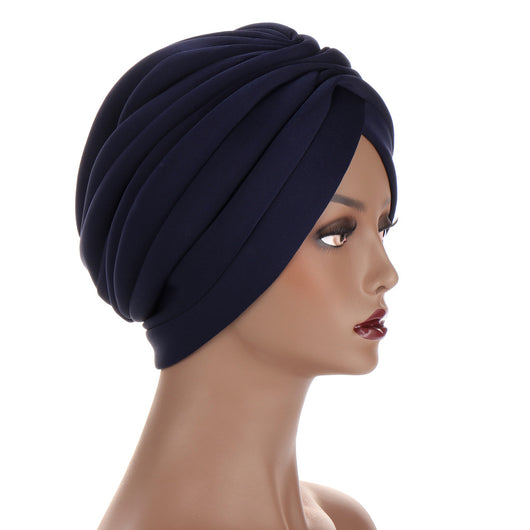 Turbantes y Gorros de Algodón para Mujer - Sombreros Twist Fruncidos para Quimioterapia y Alopecia - Image 7