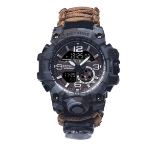 Reloj Deportivo Multifunción con Silbato de Emergencia y Brújula - Image 3