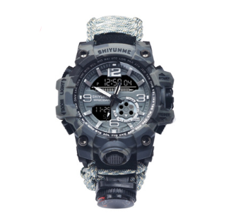 Reloj Deportivo Multifunción con Silbato de Emergencia y Brújula - Image 4