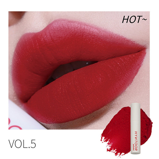Rubor y Labial Dual Macaron Rosa Mate Terciopelo