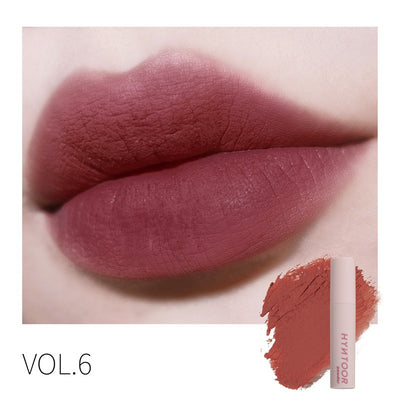 Rubor y Labial Dual Macaron Rosa Mate Terciopelo - Image 5