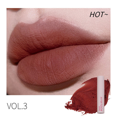 Rubor y Labial Dual Macaron Rosa Mate Terciopelo - Image 10