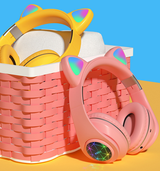 Auriculares Bluetooth con Orejas de Gato - Image 7