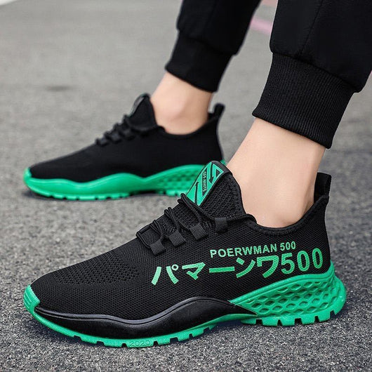 Zapatillas Deportivas Huecas Transpirables para Hombre - Estilo Coreano Blancas Casual - Image 9