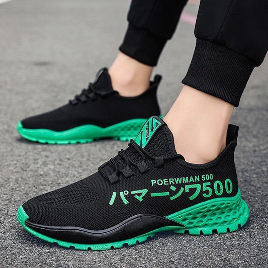 Zapatillas Deportivas Huecas Transpirables para Hombre - Estilo Coreano Blancas Casual - Image 2