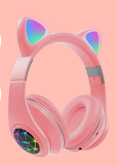 Auriculares Bluetooth con Orejas de Gato - Image 3