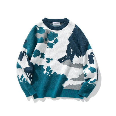 Abrigo Suelto Unisex Estilo Camuflaje Retro Japonés - Suéter para Parejas Otoño - Image 5