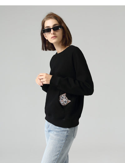 Suéter Suelto con Bordado Primavera - Blusa Cuello Redondo Mujer Otoño - Image 16