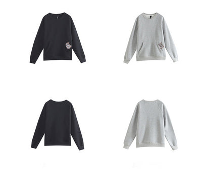 Suéter Suelto con Bordado Primavera - Blusa Cuello Redondo Mujer Otoño - Image 20