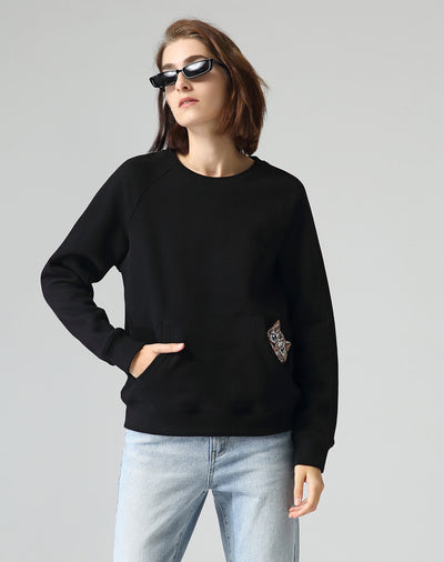 Suéter Suelto con Bordado Primavera - Blusa Cuello Redondo Mujer Otoño - Image 14